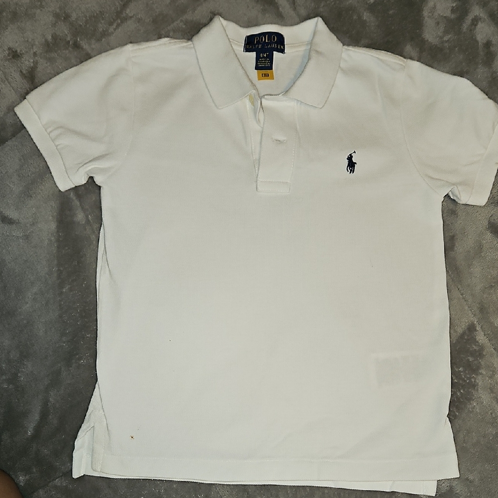 Polo Ralph Lauren White Polo Shirt